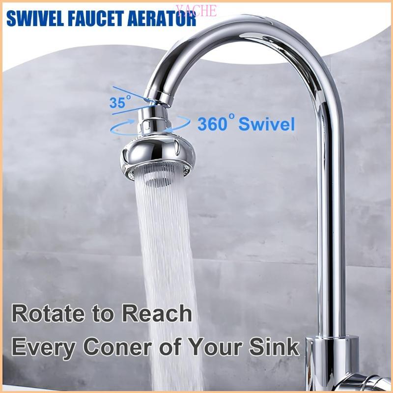 Universals Kitchen Faucet Extenders Adapter 360° Swivels Faucet Aerator