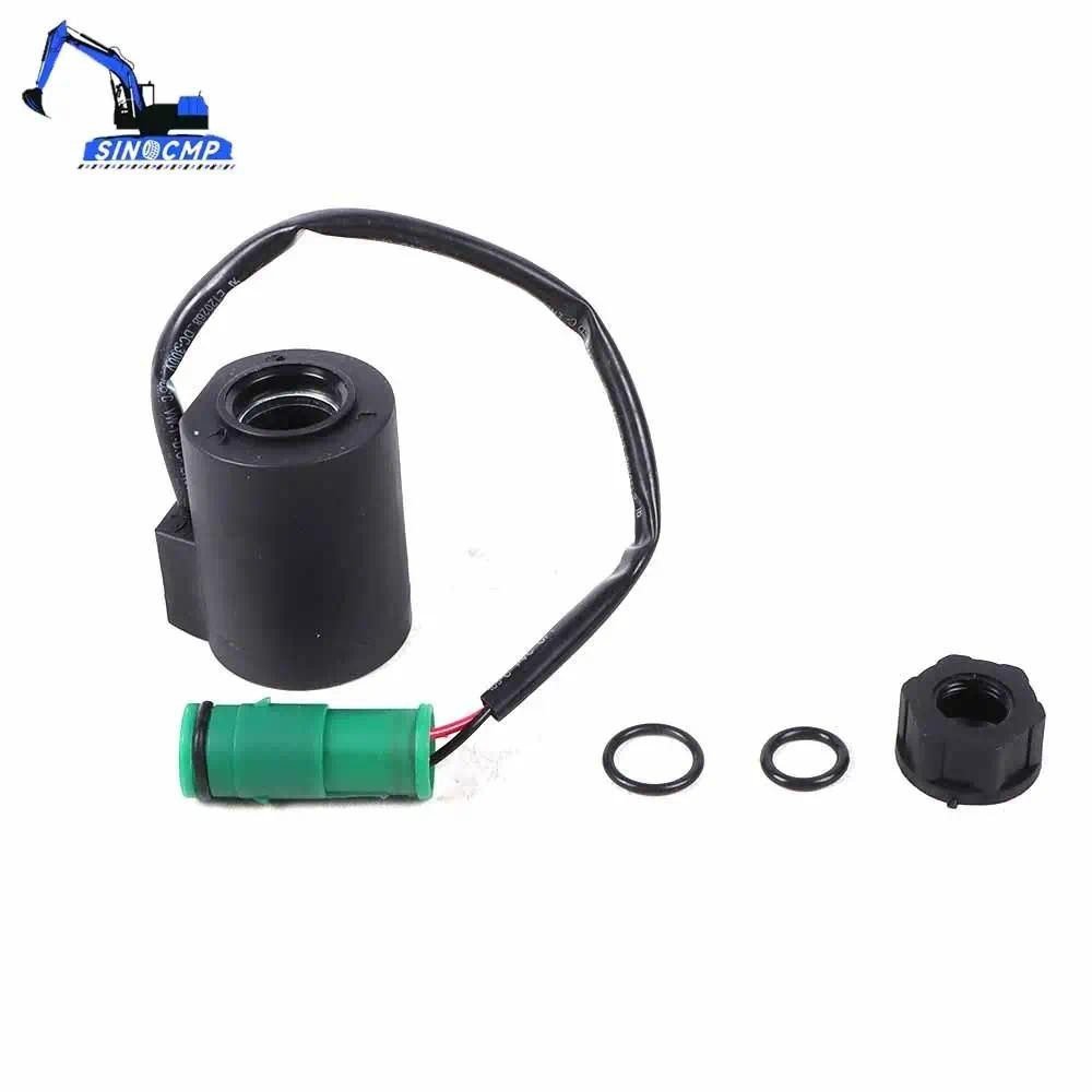 คอยล์โซลินอยด์วาล์ว 24V 14527267 วีโอ14527267 สําหรับ VOLVO รถขุดล้อยาง EC140 EC210 EC240 EC290 EW13