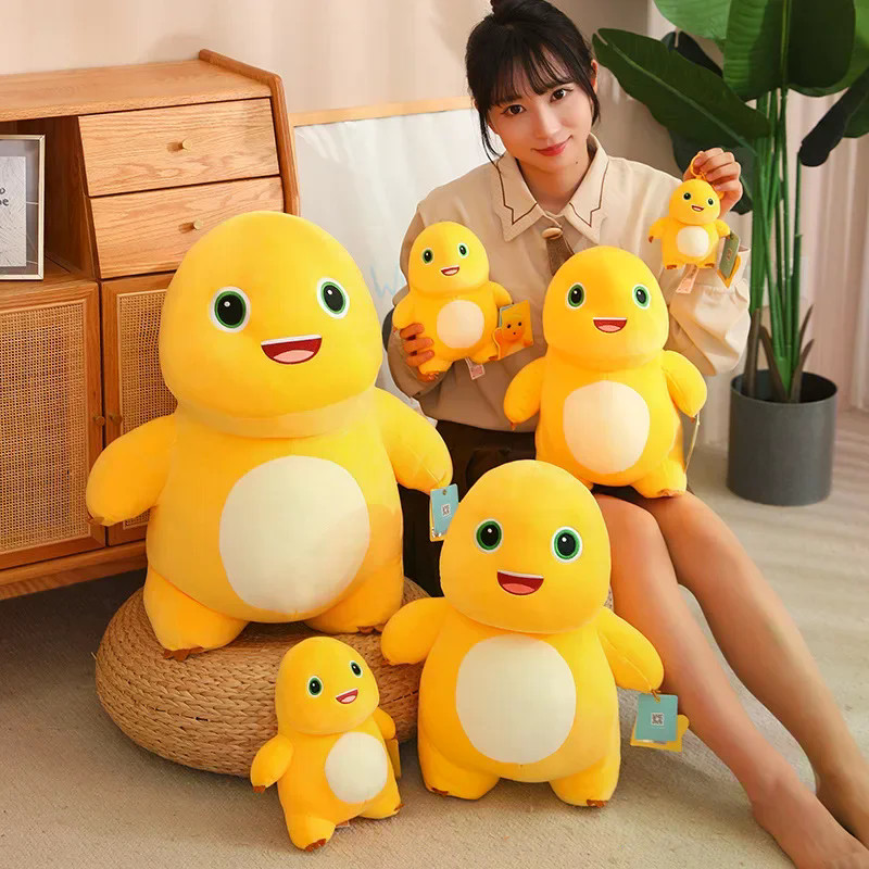 CCYOY นุ่มน่ารัก Nailong นมมังกรตุ๊กตาของเล่นตุ๊กตาสัตว์ไดโนเสาร์หัวใจ Rose ดอกไม้ Cuddly Plushie สํ