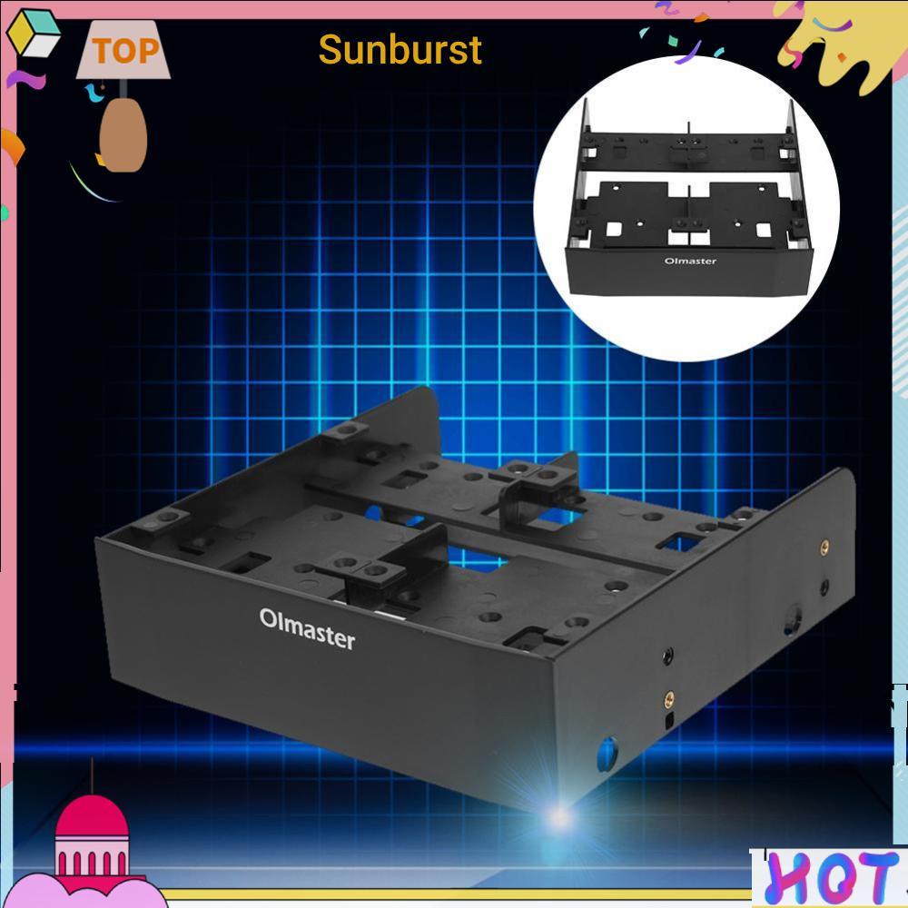 5.25 ถึง 3.5 นิ้วคอมพิวเตอร์ Optical Bay Drive Slot Case Adapter Mounting [Sunburst11.th]
