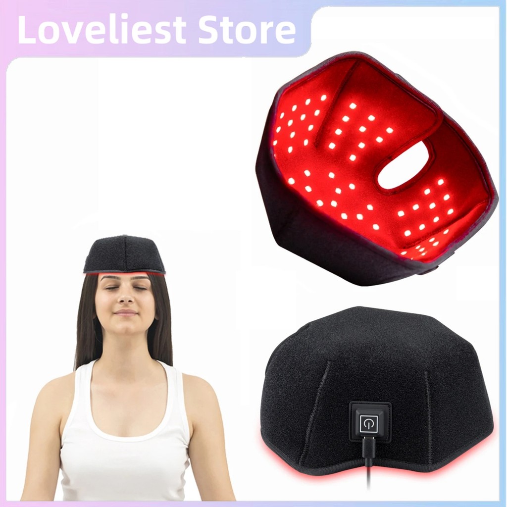 660nm&850nm LED สีแดงใกล้อินฟราเรด Light Therapy หมวกปลูกผมสําหรับผมร่วง Treatment Hair Regrowth Anti Hair Loss Relax Head