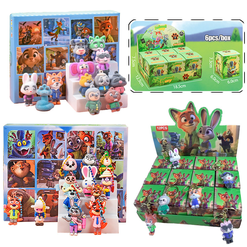 Cave Box Zootopia Blind Box Judy Nick Action Figure Model Toy