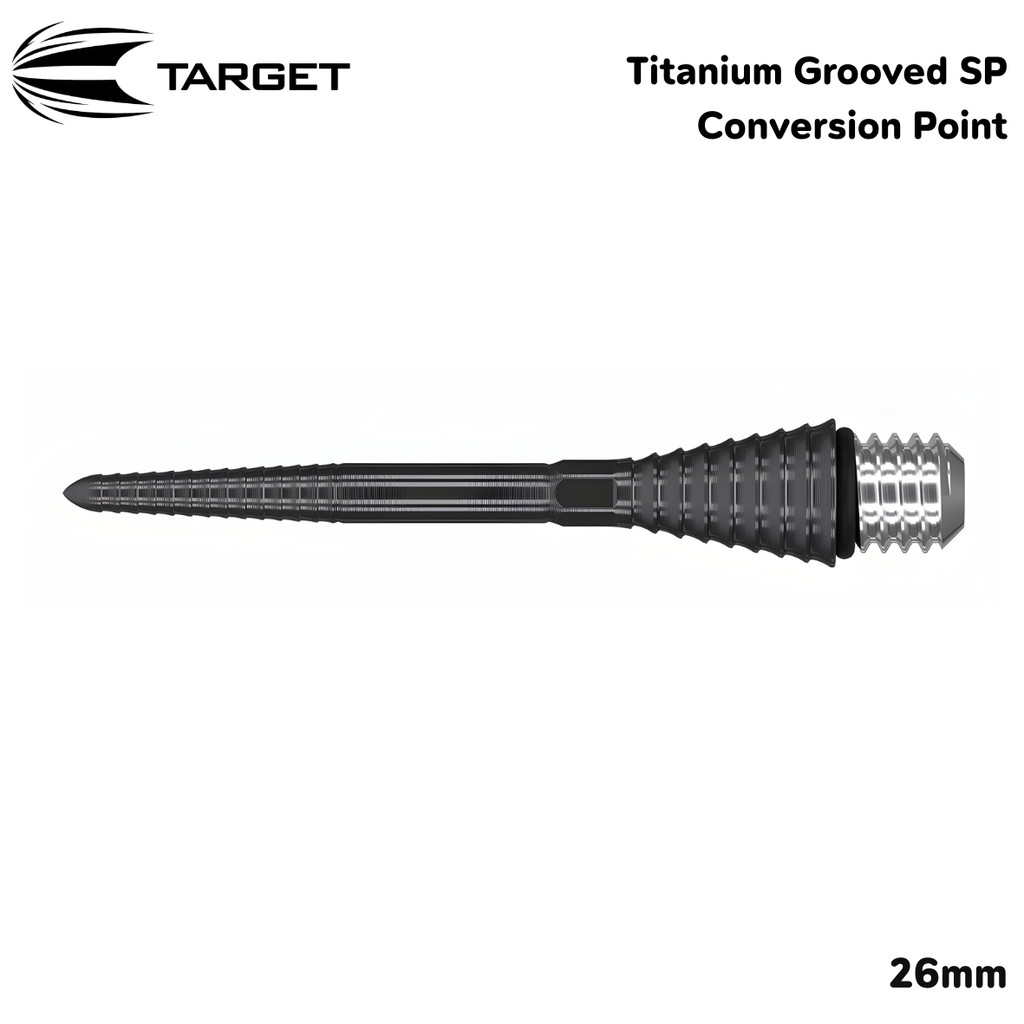 หัวลูกดอก Target Titanium Grooved SP Conversion Point 2BA (3pcs/pack)