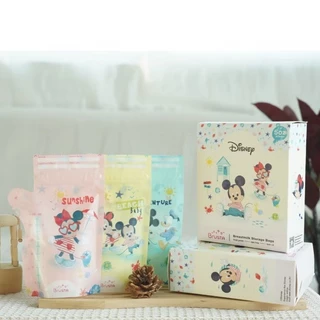 ถุงเก็บน้ำนม Winnie The Pooh / Mickey ลิขสิทธิ์แท้ Brusta ถุงหนา ไม่รั่วไม่แตก ลดกลิ่นหืนลายน่ารัก