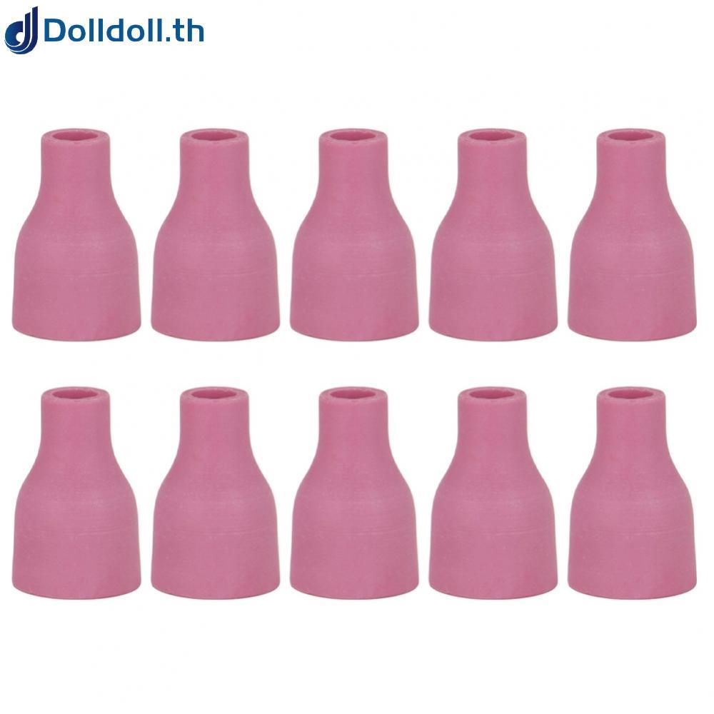 [Dolldoll]Set of 10 Earthenware Nozzles for QQ 300A 500A For MIG Argon TIG Welding Torches