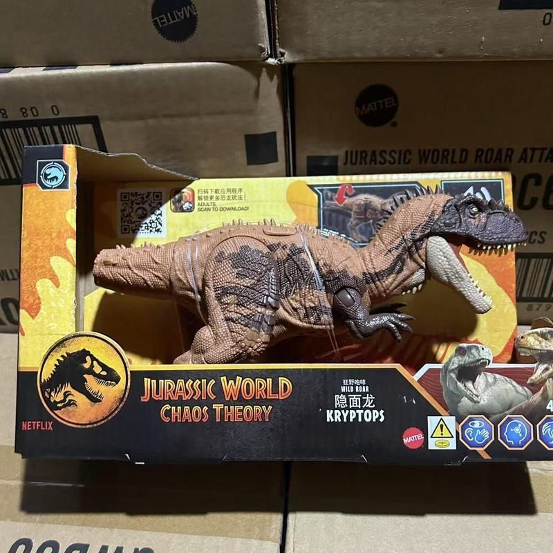 [ข้อเสนอพิเศษ] Mattel Jurassic Simulation World Wild Sound Dinosaur Model Same Style Doll Hidden Fac