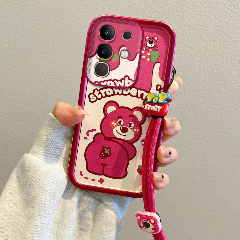 เคส Realme C85 เคสโทรศัพท์ซิลิโคนอ่อนนุ่มลายการ์ตูนที่เรียบง่ายและน่ารัก YX - รูปที่ 3