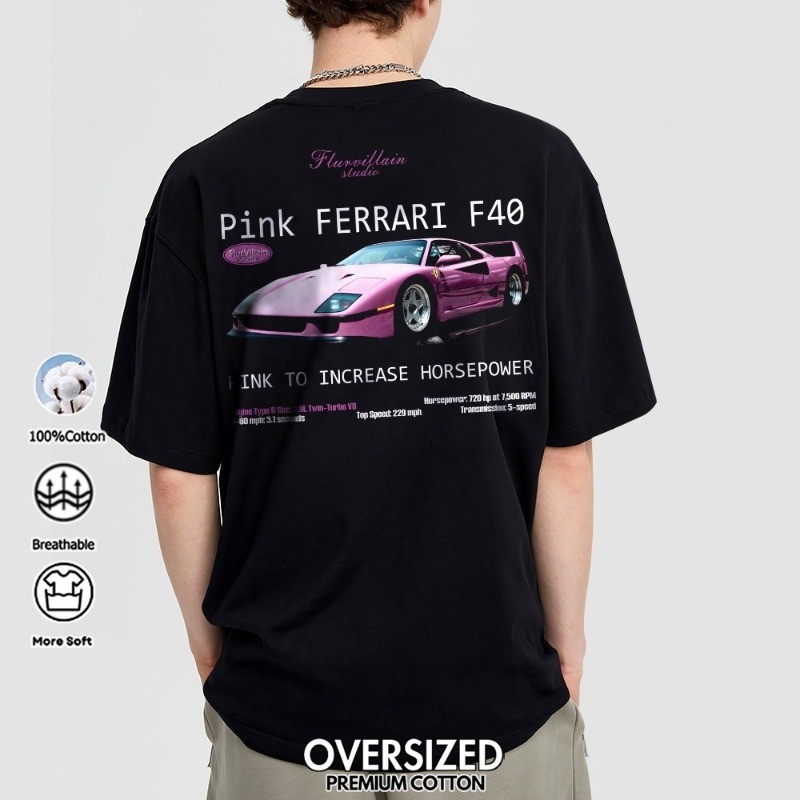 เสื้อยืด JDAM สีชมพู สำหรับผู้ชาย แขนสั้นคอลำลอง ออกแบบจากกราฟิกแรงบันดาลใจ ผลิตจากผ้าฝ้ายคุณภาพเยี่