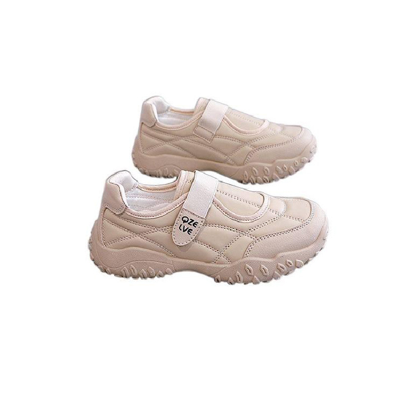 Velcro Shallow Mouth Breathable Casual น้ําหนักเบา Soft Sole Anti-slip กีฬารองเท้าผู้หญิง
