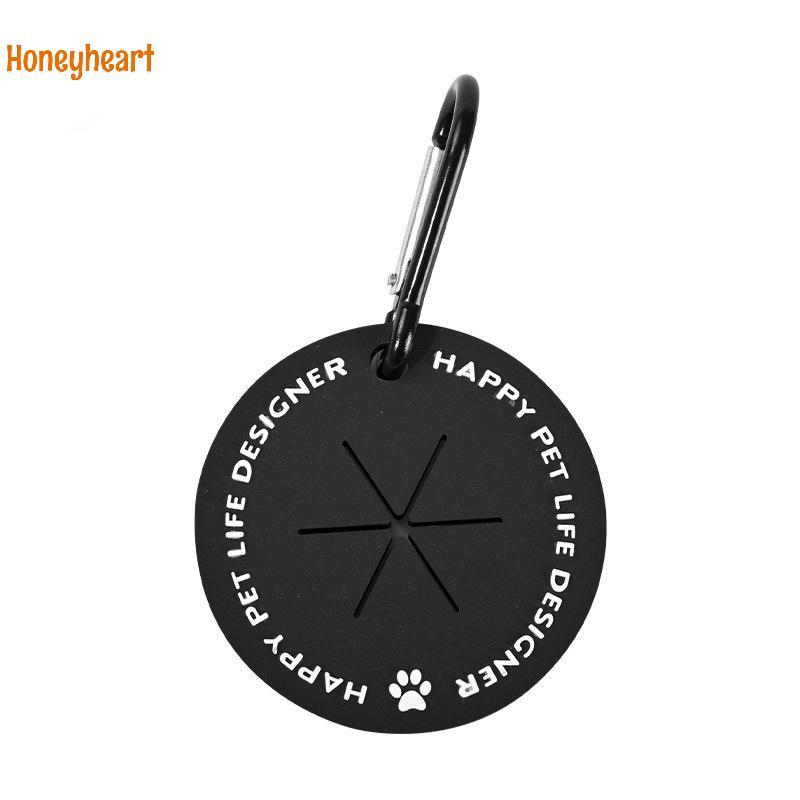 <Honeyheart> ที่วางกระเป๋ามูลสุนัขที่ใส่ถุงขยะพร้อมคลิปคาราบิเนอร์เครื่องจ่ายถุงขยะสัตว์เลี้ยงสําหรับอุปกรณ์เสริมเดินสุนัข - รูปที่ 4