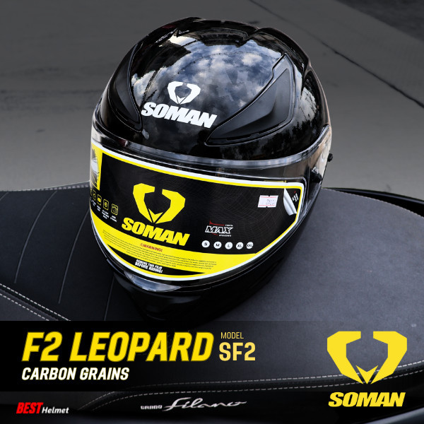 หมวกกันน็อค SOMAN F2 ยกคาง MODEL2025