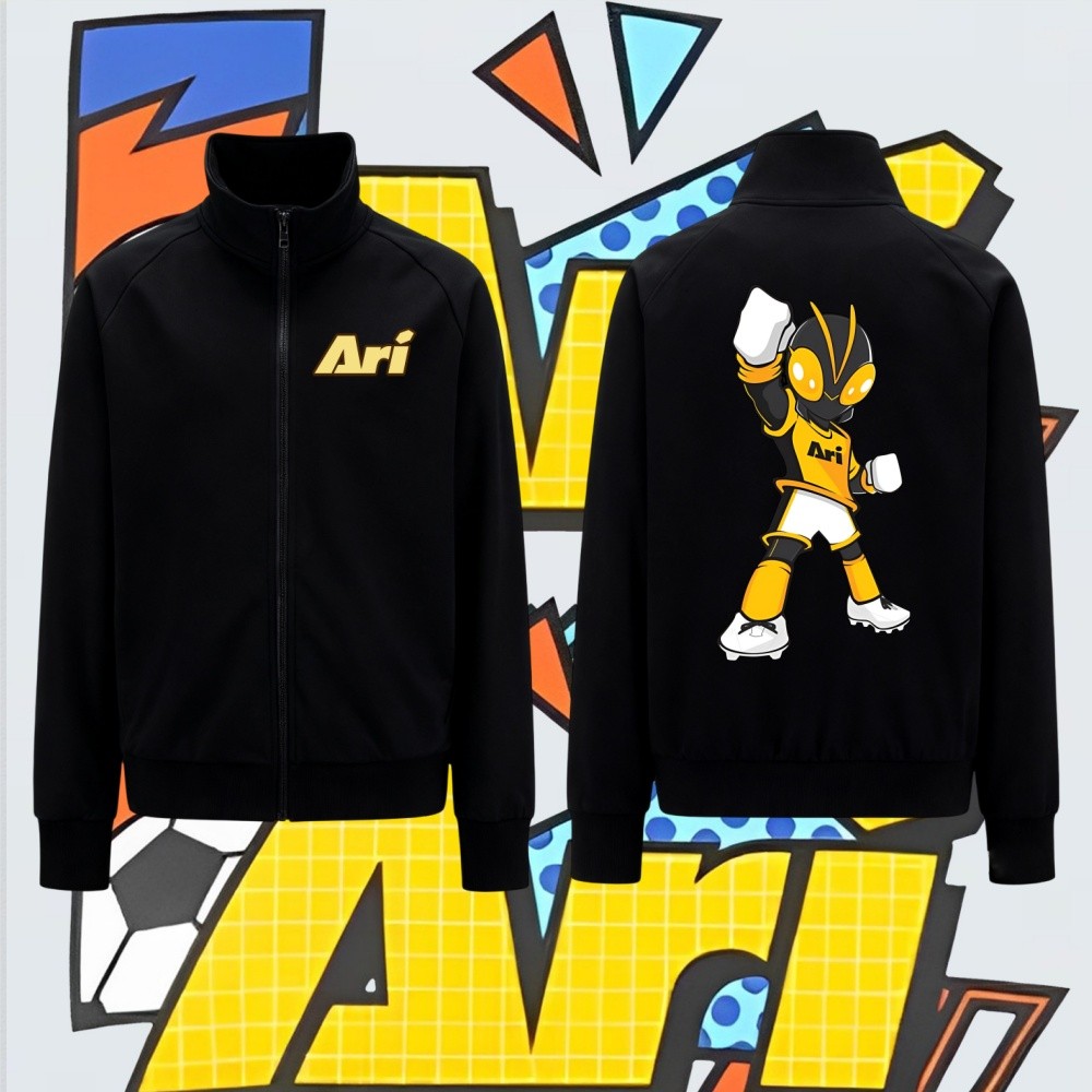 Benzilla x Ari เสื้อกันหนาวมีซิป Hoodie Art Football Design Ari Running Style M-3XL 04