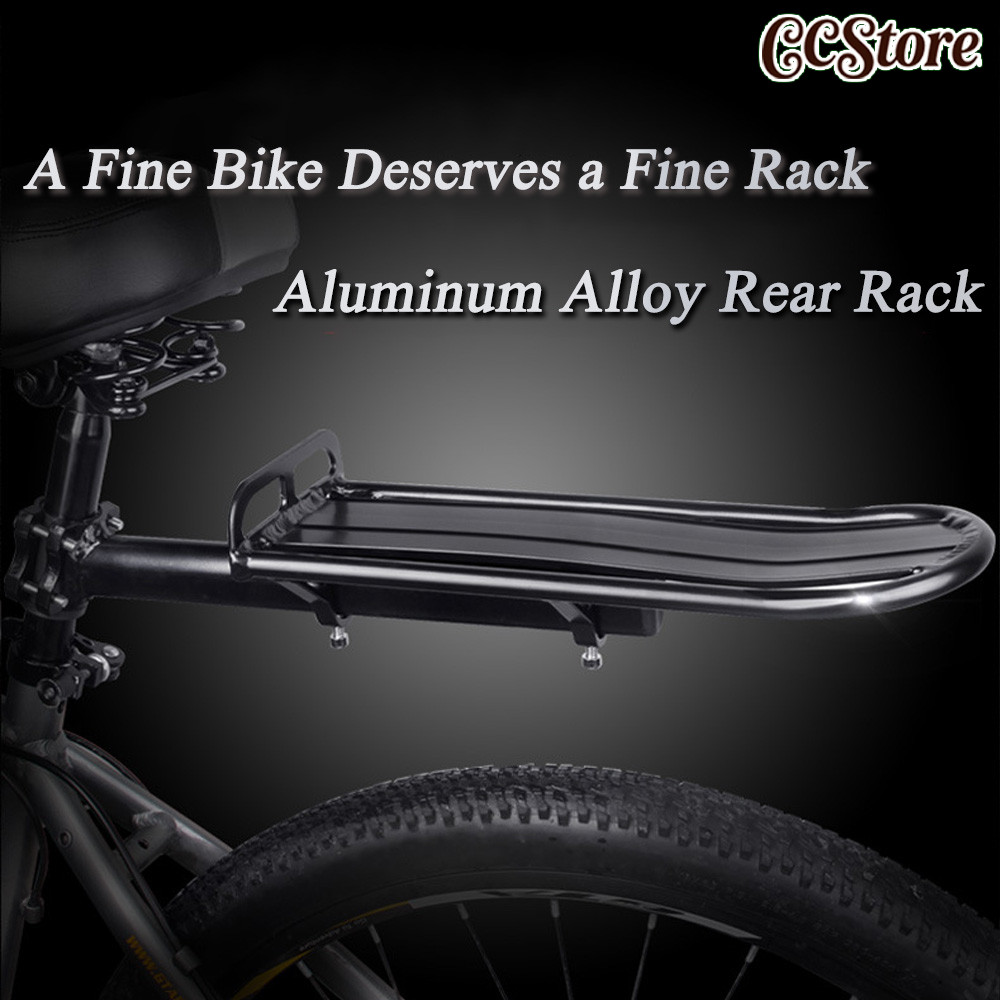 Bicycle Rear Seat แร็คท้ายจักรยานเสือภูเขา,ชั้นวางสัมภาระด้านหลังจักรยานทำจากอะลูมิเนียมอัลลอยด์
