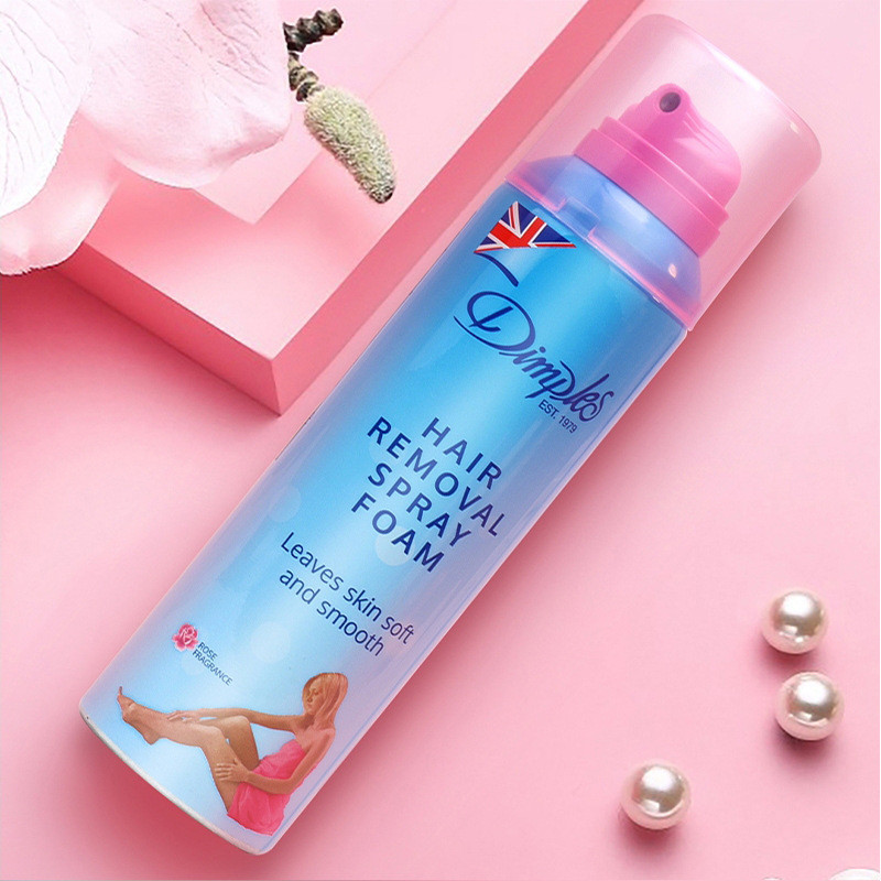 Dubis ครีมกําจัดขน UK dimples นําเข้ากําจัดขนสเปรย์กําจัดขนมูสไม่ถาวรไม่ทั้งร่างกาย 1.18