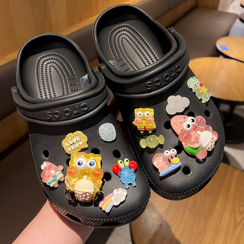jibbitz crocs ของแทั jibbitz crocs การ์ตูน crocs Accessories Baby Hole Shoes