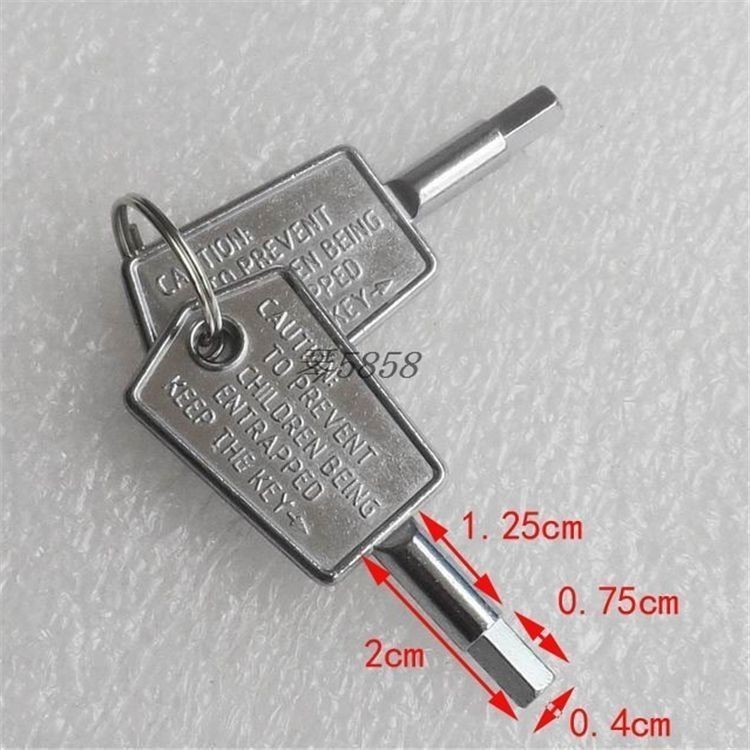 เหมาะสําหรับ Haier ตู้แช่แข็งตู้โชว์ตู้แช่แข็งอุปกรณ์เสริมประตูล็อค Pentagonal ล็อคกระบอก Pentagonal