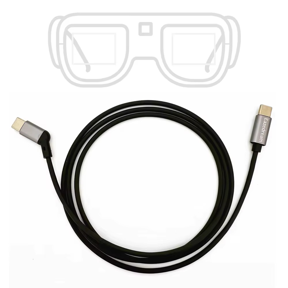 Eazedream CC AR แว่นตา USB-C สายชาร์จข้อมูลสําหรับ Xreal One Pro Air2 Viture One Lite Rokid Max 2 Ra