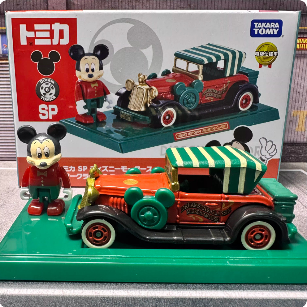 Takara Tomy Mall Original Dream Tomica SP Disney Motors Dream Star Classic Mickey Car Toy