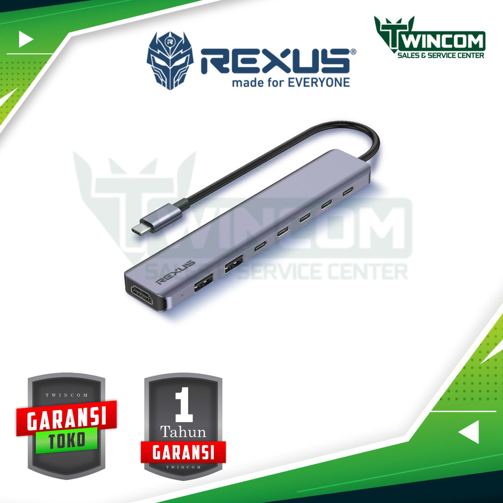 Rexus USB C Hub 8 in 1 RXT - 811 Docking Station