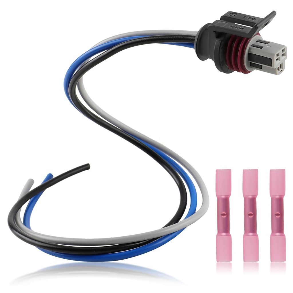 สายรัดซ่อมเซ็นเซอร์ Pigtail ICP/EBP Connector ใช้งานร่วมกับ Ford Powerสโตรก 6.0L 7.3L, พร้อมสายไฟ 12
