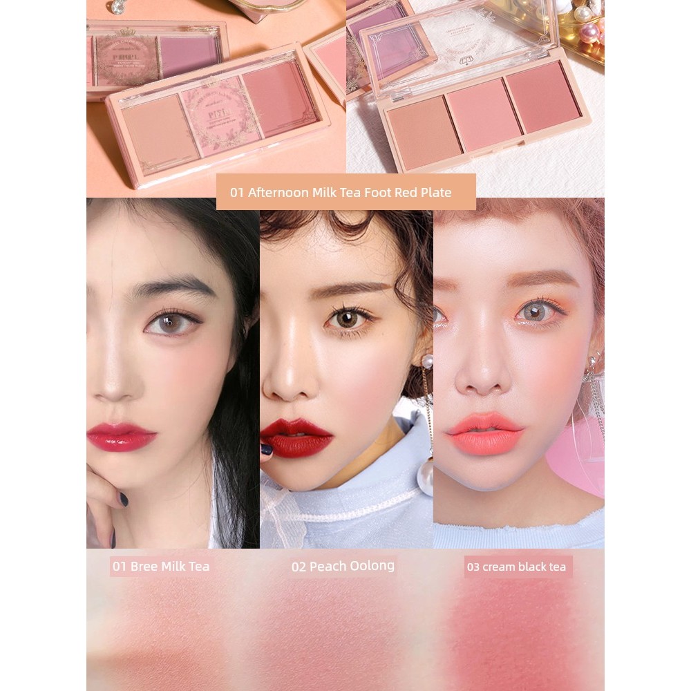 ที่ปัดแก้มบลัชออน 4u2 บลัชออน ราคาถูก Niche Purple Highlight All-in-One Plate Blush