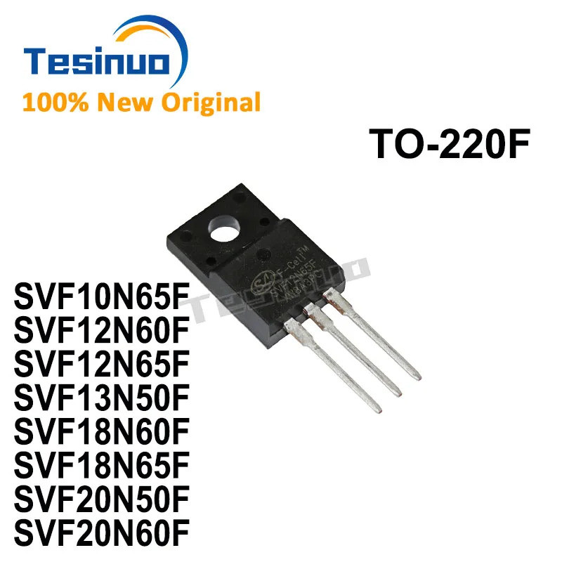 5PCS SVF13N50F SVF18N60F SVF18N65F SVF10N65F SVF12N60F SVF12N65F SVF20N50F SVF20N60F ทรานซิสเตอร์