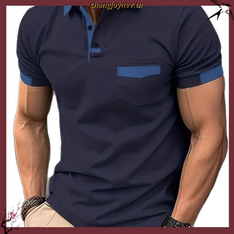 เสื้อยืดโปโล คอปก สีแอปริคอท สำหรับผู้ชาย รหัส O-3 K11 2T