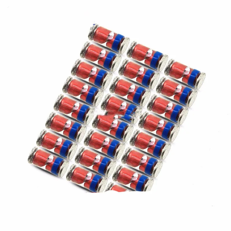 20PCS 1W Zener ไดโอด 3.3 V-30 V ZM4733 4742A 3.3/4.7/5.1/7.5/9.1/10/12/18 V/20 V ในสต็อก