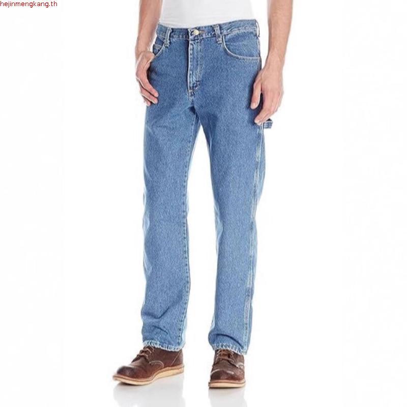 WRANGLER กางเกงยีนส์เอวกลางทรงขากระบอก MWZ รุ่น WR WRMWZ227 แรงเลอร์ กางเกงยีนส์ เสื้อผ้าผู้ชาย กางเ