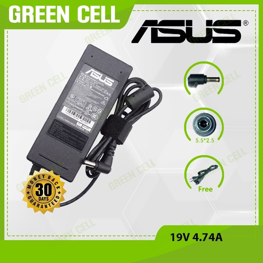 ที่ชาร์จแล็ปท็อป As.us 19V 4.74A สำหรับ X36S X45 X450 X450C X450CA X450CC X450CP X450E X450EA X450EP
