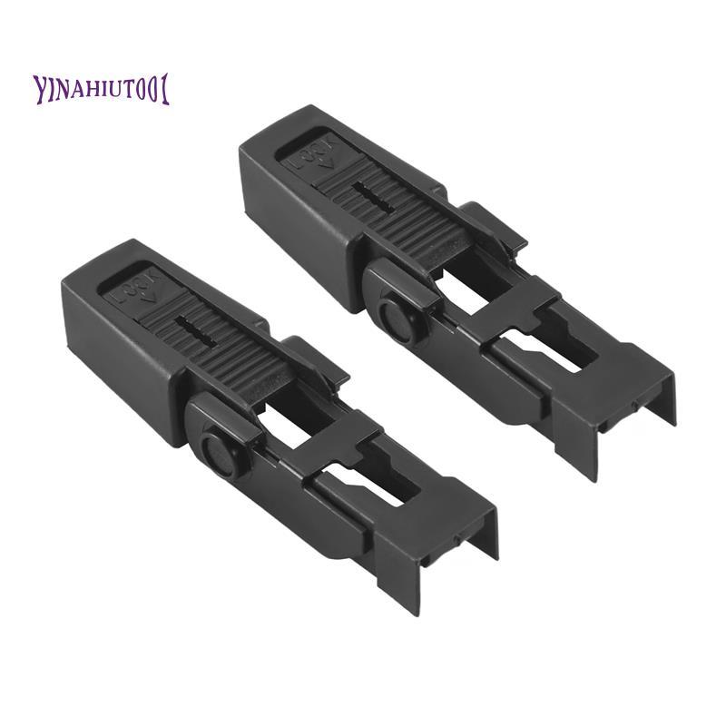 Yinahiut0012 ชิ้นใบปัดน้ําฝนด้านหน้ายึดแขนล็อคคลิปสําหรับ II Range L322 DKW100020