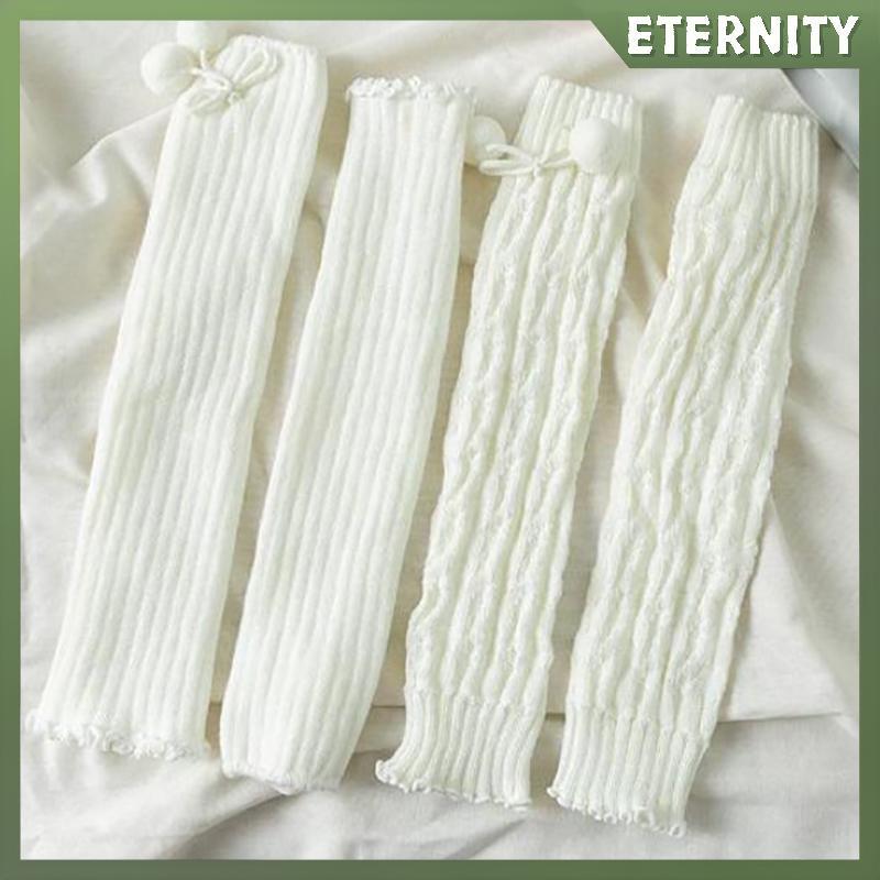 ETERNITY ญี่ปุ่น Lolita เข่าขาอุ่นถัก Sos ขนสัตว์ถักเท้าคอสเพลย์ฤดูหนาวผู้หญิงฤดูใบไม้ร่วง Sos