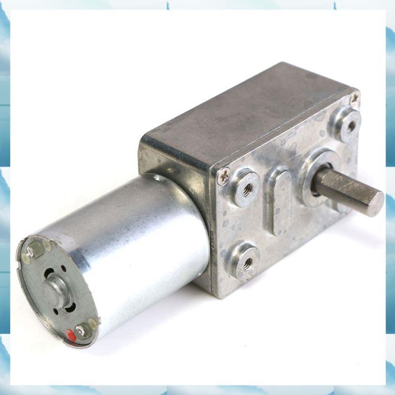 [WFB] GW370 12V 6rpm Reversible High Worm Geared Motor Torque Turbo DC Motor 35A