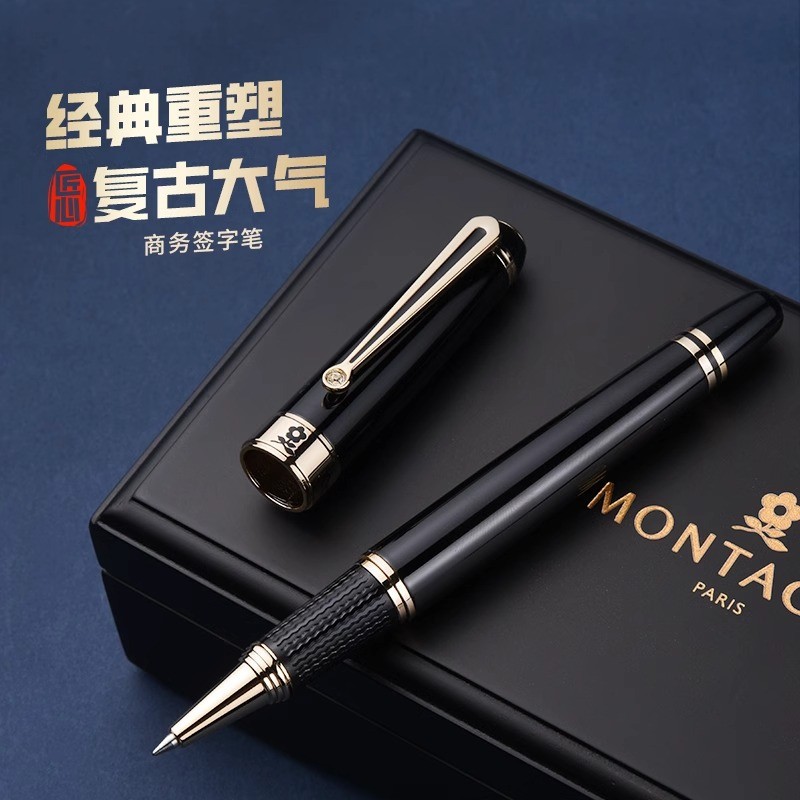Montagut ปากกาลายเซ็น Elite Business Conference High-End ของขวัญปากกาผู้ชายผู้หญิงหรูหราสําเร็จการศึ