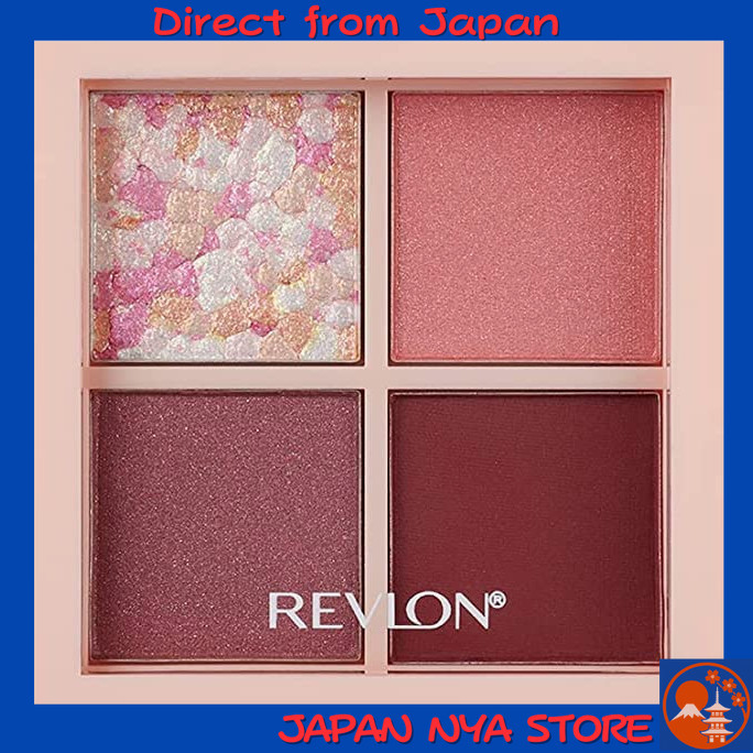 Revlon Dazzle Eyeshadow Quad รุ่น Vintage Rose (003) พาเลตต์อายแชโดว์ 4 เฉดสี ผสม Matte (แมตต์) Sati