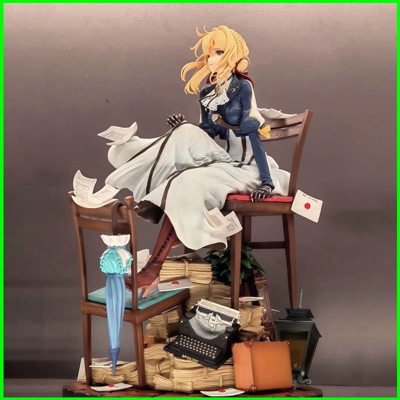 PS1 Violet Evergarden Action Figure Violet Auto Memories ตุ๊กตาตุ๊กตาของเล่นสําหรับของขวัญเด็กคอลเลก