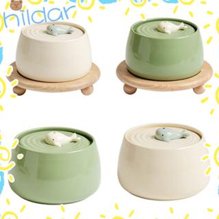 HLAR น้ําพุแมวเซรามิกความจุ 1.3 ลิตรตู้น้ําสัตว์เลี้ยงอัตโนม…