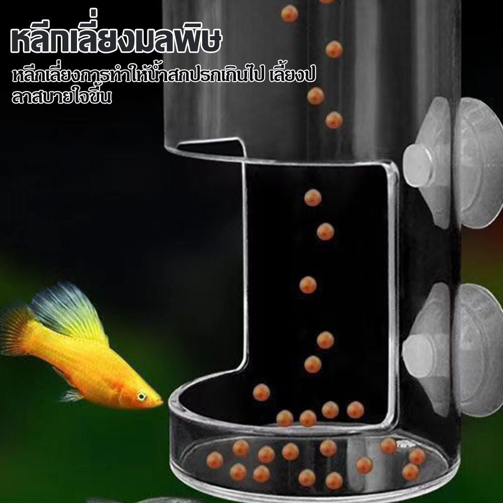 ตู้ปลาหางนกยูง ลอดอาหารปลา แหวนลอ� อาหารอัตโนมัติ รูปที่ 6