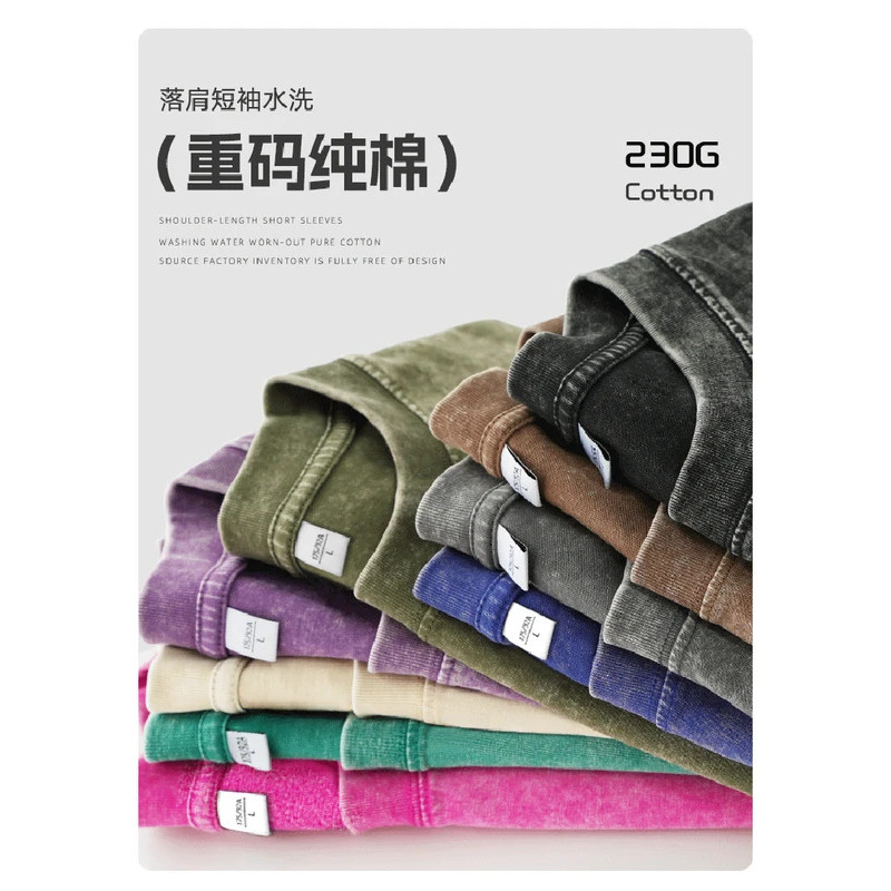 Tshirts Men Gym Vintage Heavyweight T Shirts Cotton Workout Acid  Baggy Tees Street Fashion Tops Uni