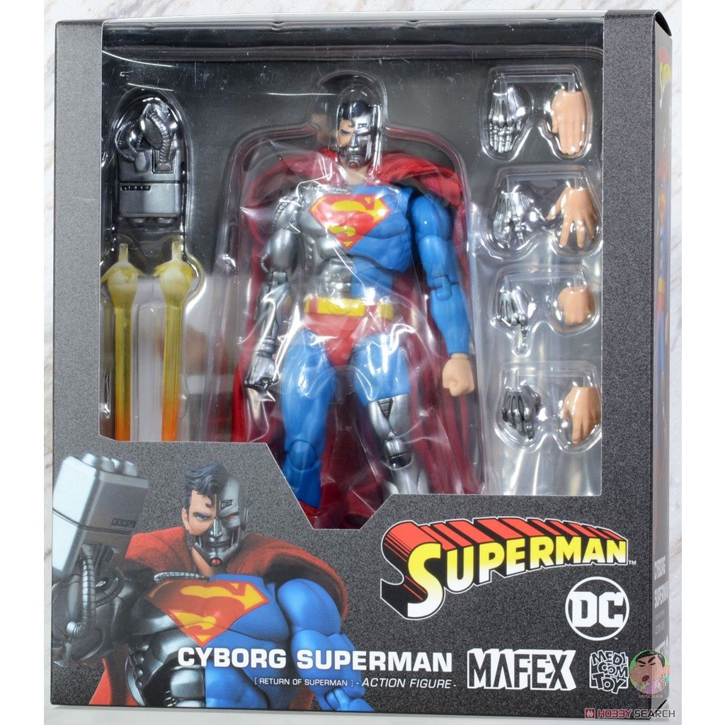 ( ⭕ PRE-ORDER)Mafex No.164 Cyborg Superman (Return of Superman) Action Figure