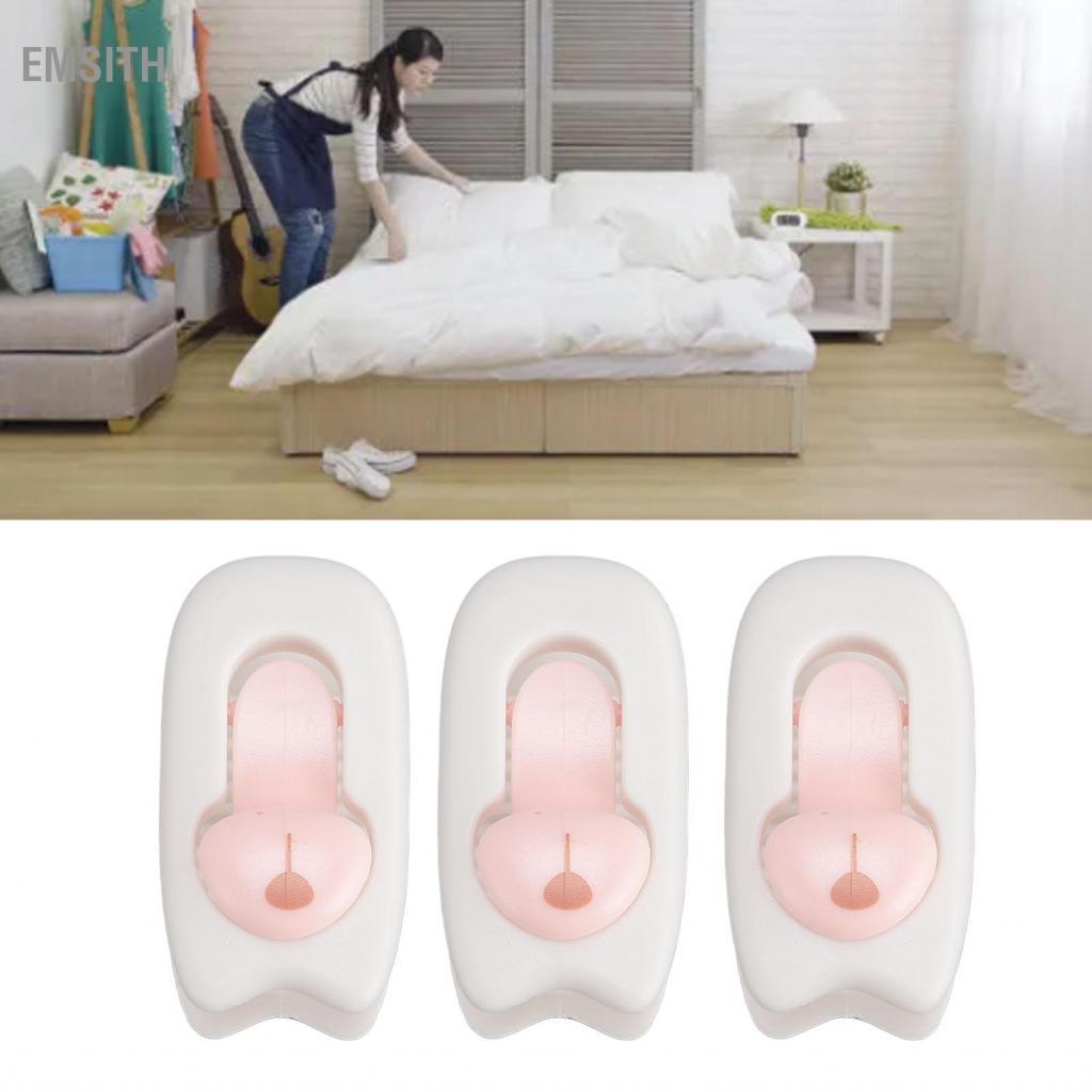 Emsith Comforter Fasteners Duvet Quilt Clips 12 ชิ้นดีไซน์กะทัดรัดสำหรับใช้ในครัวเรือน