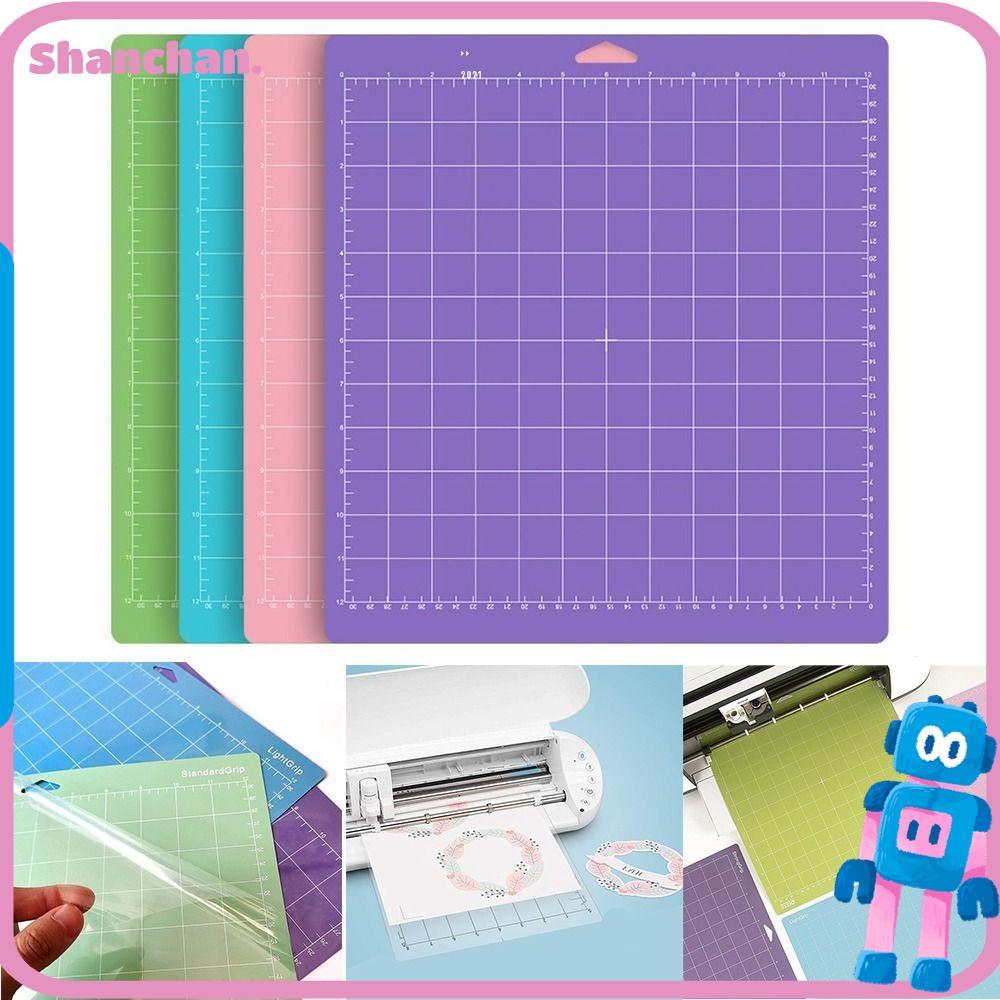แผ่นรองตัด SHANCHAN แผ่นรองตัด PVC กันลื่น นํากลับมาใช้ใหม่ Cameo Silhouette การ์ดหนาสต็อก Strong Gr
