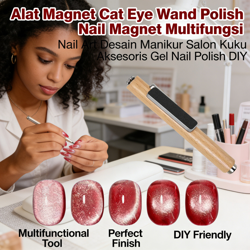 Wand DIY Polish Magnet Salon Kuta อุปกรณ์ทําเล็บมัลติฟังก์ชั่น Cat Eye Gel Nail.