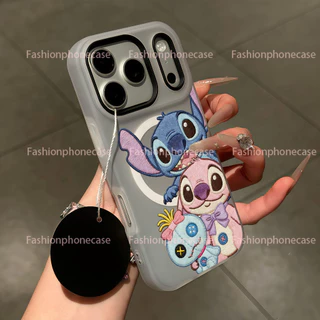 เคสแข็ง ลายการ์ตูน มีแม่เหล็ก ป้องกันรอย กันกระแทก เข้ากับ iPhone 12-17 Pro Max ทุกรุ่น XPGDCXK009