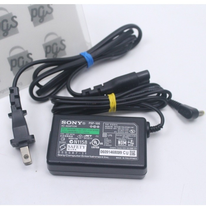 ที่ชาร์จแท้ PSP มือสอง ใช้งานได้ทุกรุ่น 1000 2000 3000 สายชาร์ต psp ac adapter ของแท้ พร้อมส่ง