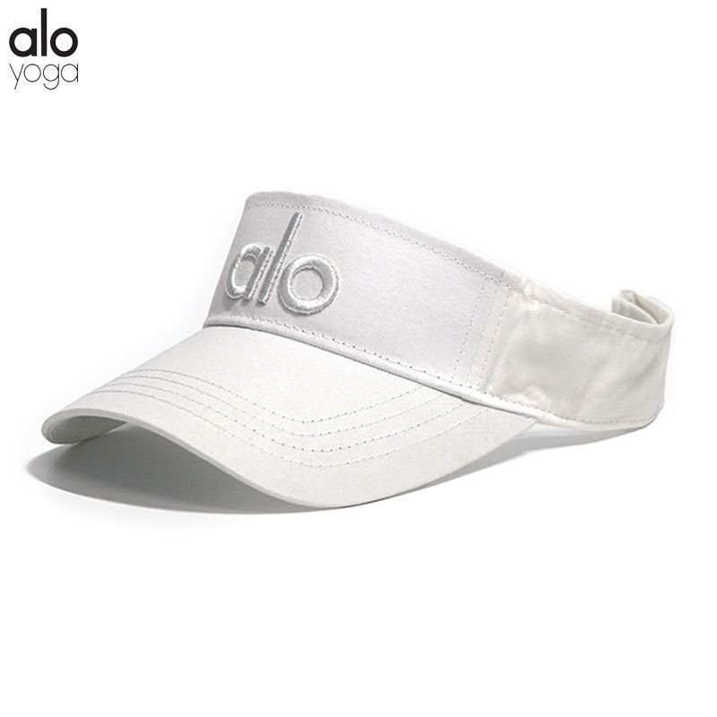 ALO Women's Summer Sun Protection Visor Hat Beach Outdoor Sports Essential Brimless Hat Running Golf
