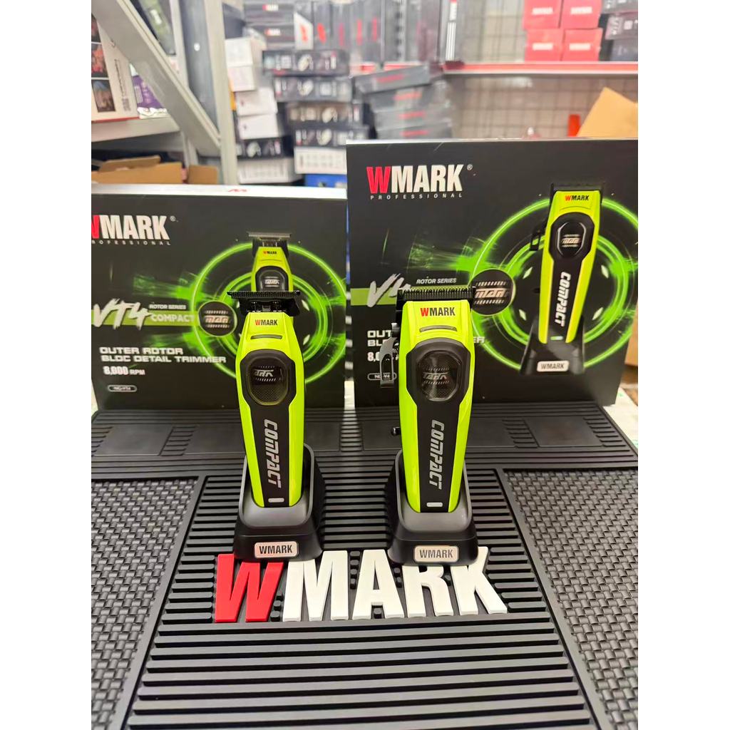 WMARKNG-V4+VT4 ปัตตาเลี่ยนตัดผมแบบไร้แปรงถ่านด้านนอกพร้อมหัวใบมีด DLC 8000 RPM และหัวน้ํามันพร้อมการ