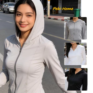 เสื้อกันแดดแขนยาวผู้หญิง  ทรงผ้าบางเย็น สวมใส่สบาย