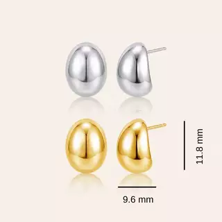 ✨LULU✨ Nari 925 needle (ML-070) ต่างหู ก้านเงิน(S925)
