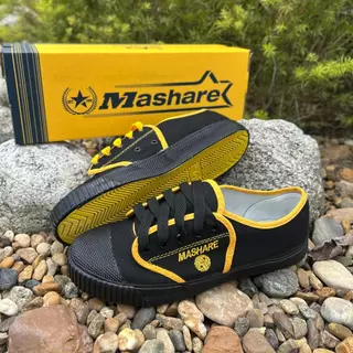 รองเท้าผ้าใบตะกร้อ MASHARE รุ่น MS-225M พื้นยางพาราแท้ รองเท้ากีฬาสี